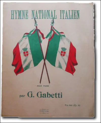 Quelle est l'année de composition de l'hymne italien ?