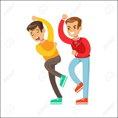 As-tu déjà fait du mal à quelqu'un volontairement ? (Du genre pincer, taper, frapper ou rigoler.)