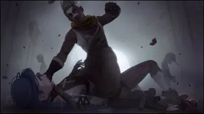 Que se passe-t-il de très important dans l'autre dimension entre Ekko et Powder ?