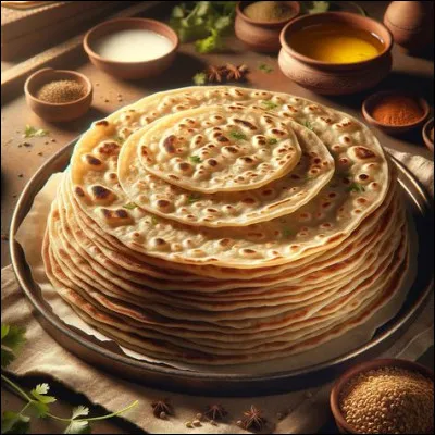 Quel est le nom de ce pain plat originaire d'Inde ?