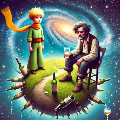 Sur la 3e planète, qui rencontre-t-il ?