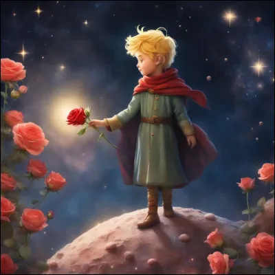 Il continue sa promenade jusqu'à un jardin fleuri par des milliers de roses. Lui qui croyait sa rose unique ! Que leur dit-il ?