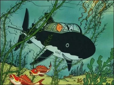 Dans quel album de Tintin peut-on voir ce drôle de sous-marin ?