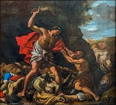 Une troupe de 1000 Philistins est venu l'appréhender. Avec quelle arme improvisée parvient-il à les massacrer tous ?