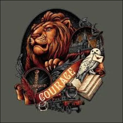 Quelle maison à Poudlard a pour emblème le lion ?