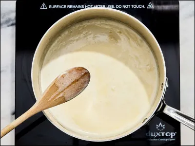 En présence deau, lamidon sépaissit sous leffet de la chaleur.
Cest :