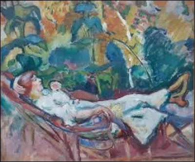 ''Femme à la chaise longue'' est une toile datant de 1907. Quel peintre a réalisé ce tableau ?