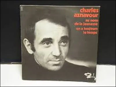 Quel est le premier disque de Charles Aznavour ?