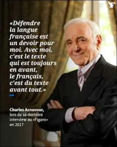 Charles Aznavour a écrit des chansons pour quel(s) célèbre(s) interprète(s) français(e) ?