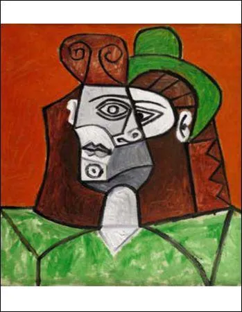 Qui a peint 'Tte de femme au chapeau vert' ?