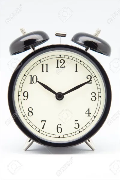 Il lundi matin, 6 h 30, le réveil sonne, tu commences à 8 h, quelle est ta réaction ?