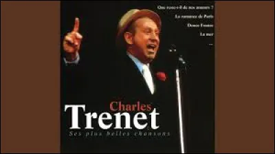 Cette chanson sentimentale, c'est une ...