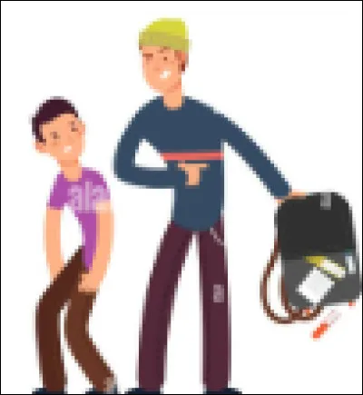 Si tu croises quelqu'un qui se fait embêter par un autre élève dans les couloirs de ton collège, que fais-tu ?