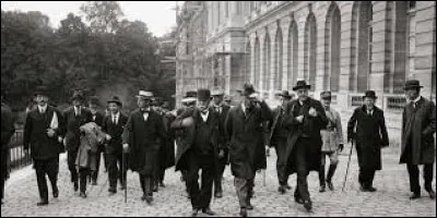 En quelle année le traité de Versailles a-t-il été signé ?