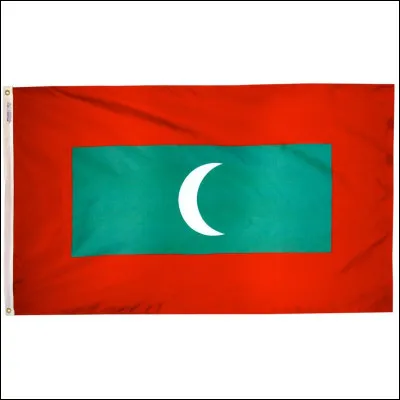 C'est le drapeau des Maldives :