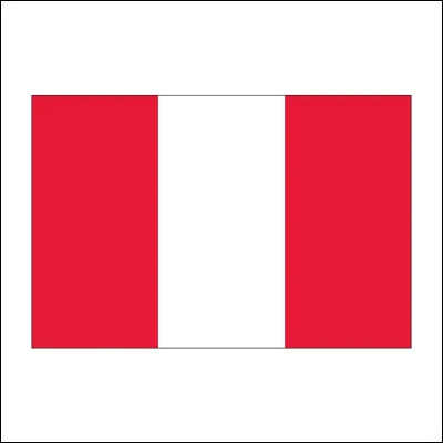 C'est le drapeau du Pérou :