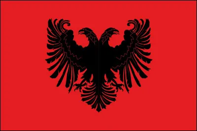 C'est le drapeau de l'Albanie :