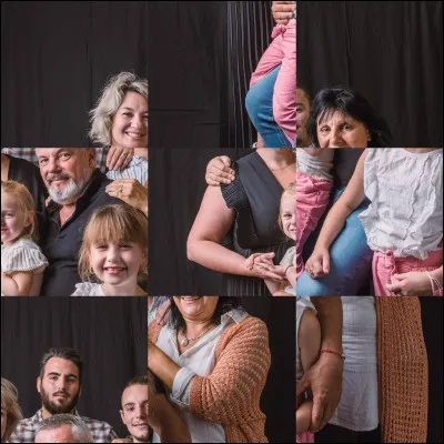 Observez bien cette première image : combien de personnes sont présentes sur cette photo de famille ?