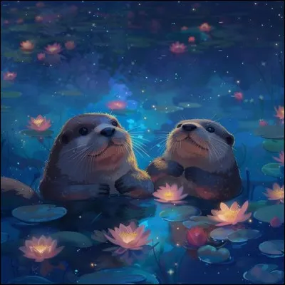 Quels animaux se donnent souvent la main en dormant pour ne pas dériver ?