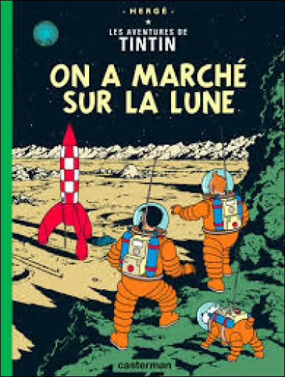 Dix-septième album de Tintin, ''On a marché sur la Lune'' fut publié pour la première fois en quelle année ?
