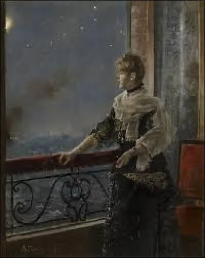 Quel artiste a réalisé, en 1885, cette toile intitulée ''Clair de Lune'' ?