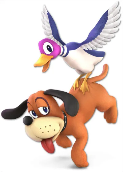 Dans le jeu Duck Hunt, que fait le chien quand tu rates les canards ?