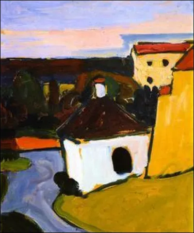 Qui a peint "Chapelle blanche à Murnau" ?