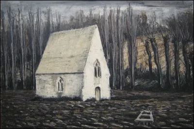 Qui a peint "Paysage de neige, la chapelle Saint-Cénéri" ?