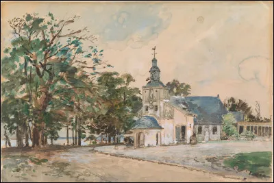 Qui a peint "Chapelle Notre-Dame de Grâce, Honfleur" ?