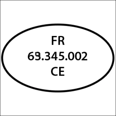 Elle affiche également cette estampille vétérinaire : 
Quelles informations peut-on en déduire ?