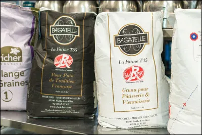 Le label sur cette farine...