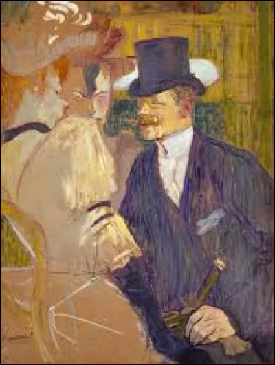 On reste un instant dans le postimpressionnisme. En 1892, quel peintre a exécuté cette toile intitulée ''L'Anglais au Moulin Rouge'' ?