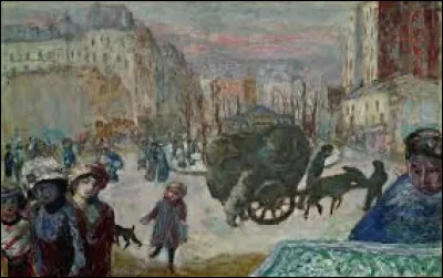 De ces trois nabis, lequel a réalisé ce tableau nommé ''Matin à Paris'' ?