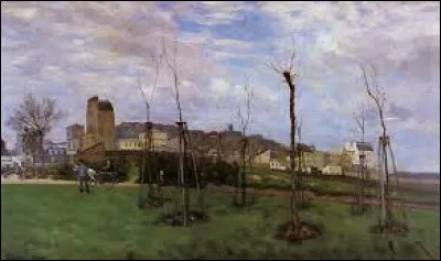 Datant de 1869, ''Vue de Montmartre, depuis la Cité des Fleurs aux Batignolles'' est une toile impressionniste. Quel artiste est l'auteur de ce tableau ?