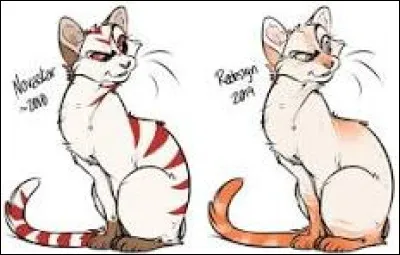 Tu les donnes finalement &agrave; C�ur Cendr&eacute; pour qu'elle les adopte. Tu lui dis pourquoi, et elle te dit qu'elle sait que Croc de Fauve n'est pas tel qu'on le croit et que s'il devient chef, tout va bien se passer, et qu'il risque de devenir un chef comme &Eacute;toile de Feu, un chef de l&eacute;gende, comme ils disent tous. Finalement, le lieutenant meurt. Le chef, &Eacute;toile de Ronce, semble h&eacute;siter entre qui choisir.