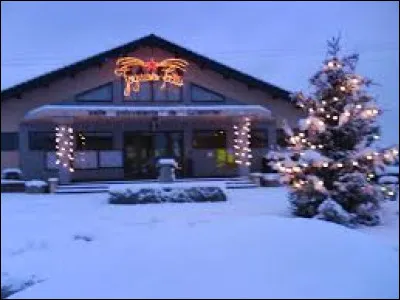 Petite vue hivernale de Scientrier. Commune de l'arrondissement de Saint-Juien-en-Genevois, dans l'agglomération du Grand Genève, elle se situe dans le département ...