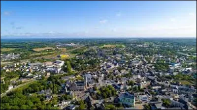 Quelle est cette petite ville de 9 000 habitants, située sur les côteaux du Sillon de Bretagne, au nord de la Loire ?