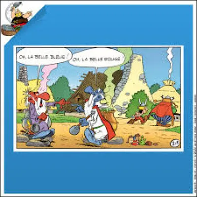 Un druide bleu et un druide rouge. Dans quel album voit-on cette scène ?