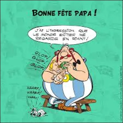 Obélix qui donne le biberon à un bébé. Dans quel album voit-on cette scène ?