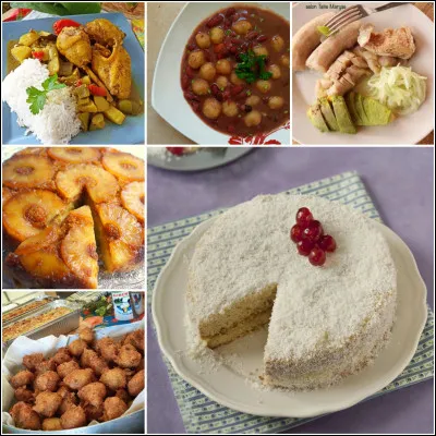 Est-ce que ça te donne envie de manger ? Ce sont des plats traditionnels antillais (Martinique).