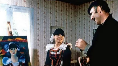 Dans quel film incarne-t-il un marchand de parapluies qui se consacre à la peinture ?