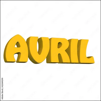 Le mois d'avril est le...