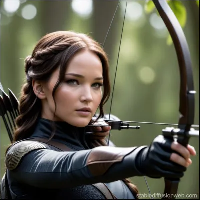 Que se passe-t-il lorsque Katniss tire sur le champ de force ? (L'Embrasement.)