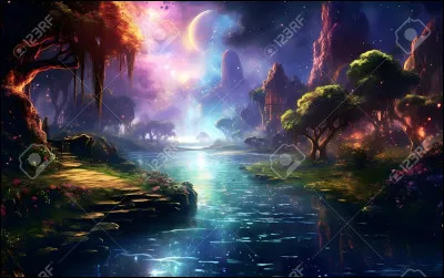 Vous repartez pour rencontrer les habitants de ta forêt. Le soir, épuisés, vous vous arrêtez près d'un splendide lac scintillant, c'est un endroit magnifique pour admirer le coucher du soleil. Vous le contemplez quand tu t'endors, exténuée, ta tête tombe sur l'épaule de Tornado...