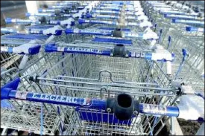 Quand j'ai acheté l'objet de la question 1, j'ai utilisé un caddie.