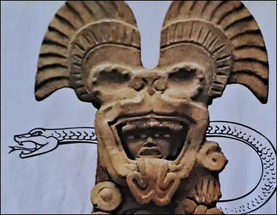 Que repr&eacute;sente cette illustration ? On dit qu'il est le messager de Xibalba.