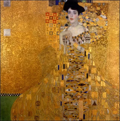 Qui le peintre autrichien Gustav Klimt a-t-il représenté dans ce portrait réalisé en 1907 ?