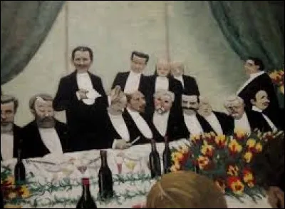 Parmi ces trois nabis, lequel a exécuté cette toile nommée ''Le Toast, diner, cérémonie du vin'' ?