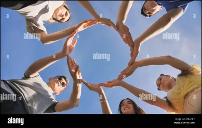Comment réagis-tu dans un grand groupe de personnes ?