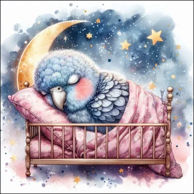 Pendant qu'il dort, il ne parle pas !